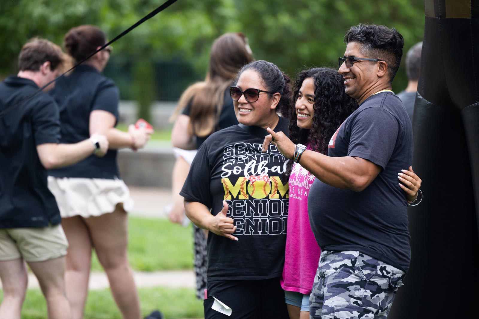Orientation family taking picture
